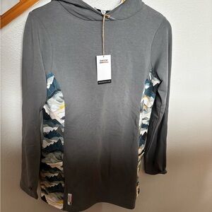 NWT Swoop brand Tunic, Sunset Peak pattern sz Small